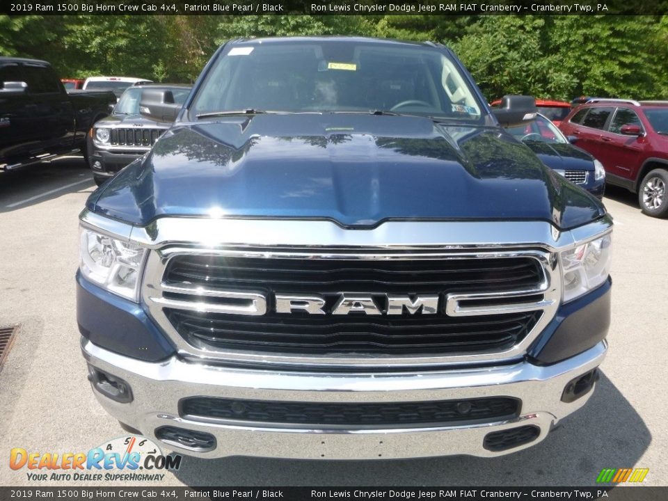 2019 Ram 1500 Big Horn Crew Cab 4x4 Patriot Blue Pearl / Black Photo #8