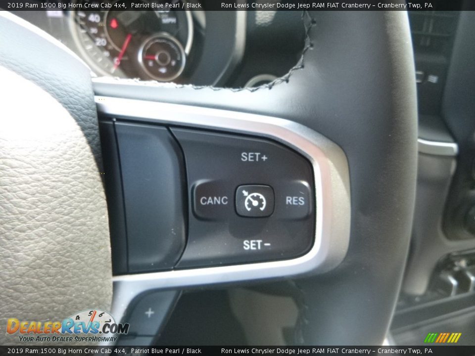 2019 Ram 1500 Big Horn Crew Cab 4x4 Patriot Blue Pearl / Black Photo #19
