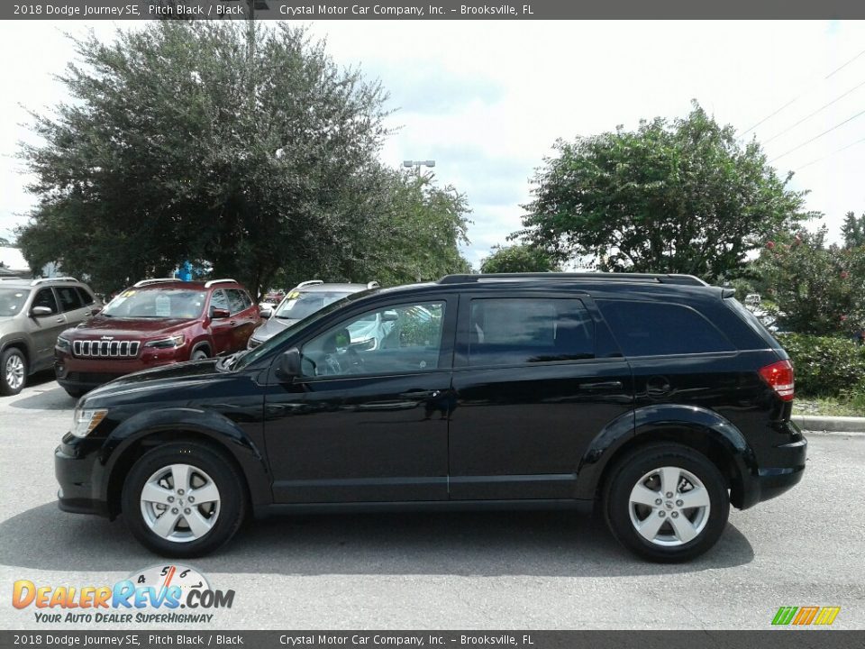 2018 Dodge Journey SE Pitch Black / Black Photo #2