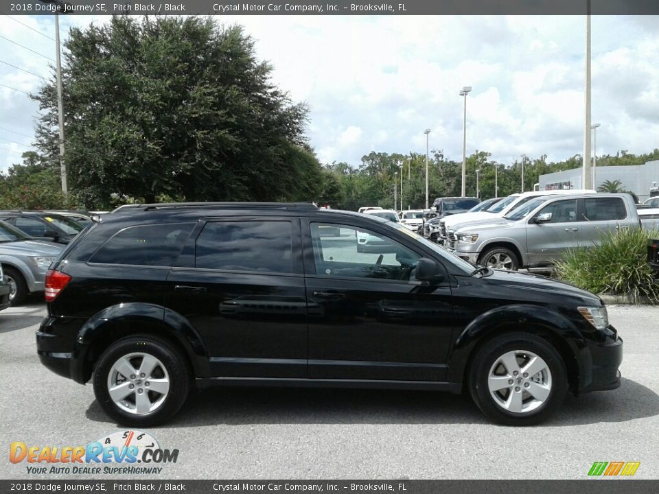 2018 Dodge Journey SE Pitch Black / Black Photo #6