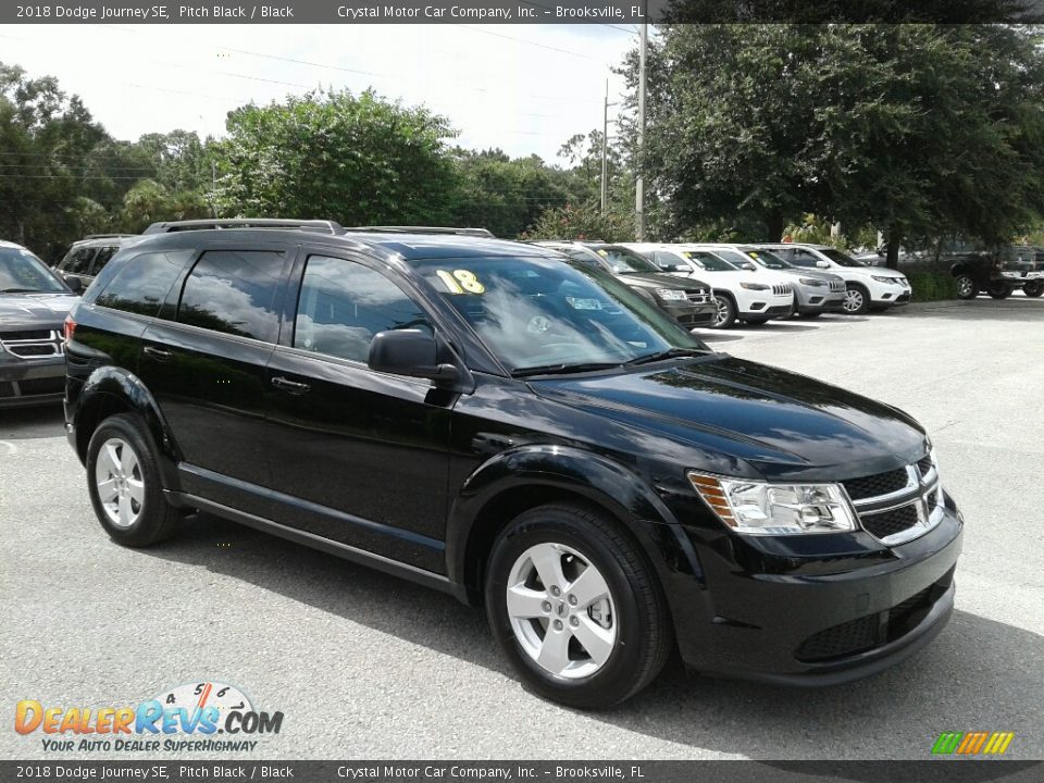 2018 Dodge Journey SE Pitch Black / Black Photo #7