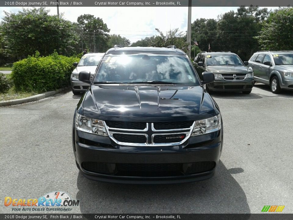 2018 Dodge Journey SE Pitch Black / Black Photo #8