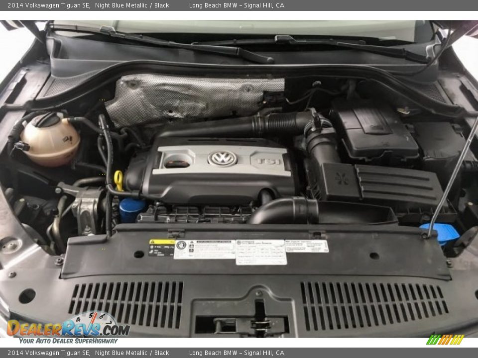 2014 Volkswagen Tiguan SE Night Blue Metallic / Black Photo #9