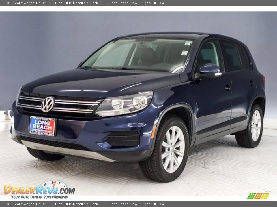 2014 Volkswagen Tiguan SE Night Blue Metallic / Black Photo #12