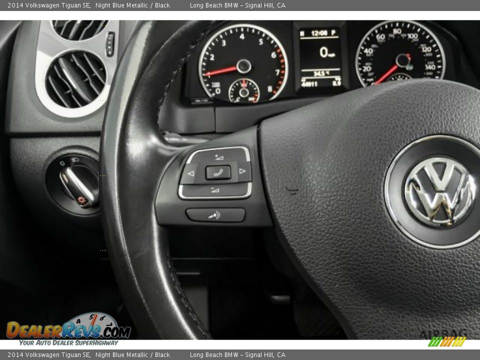 2014 Volkswagen Tiguan SE Night Blue Metallic / Black Photo #13
