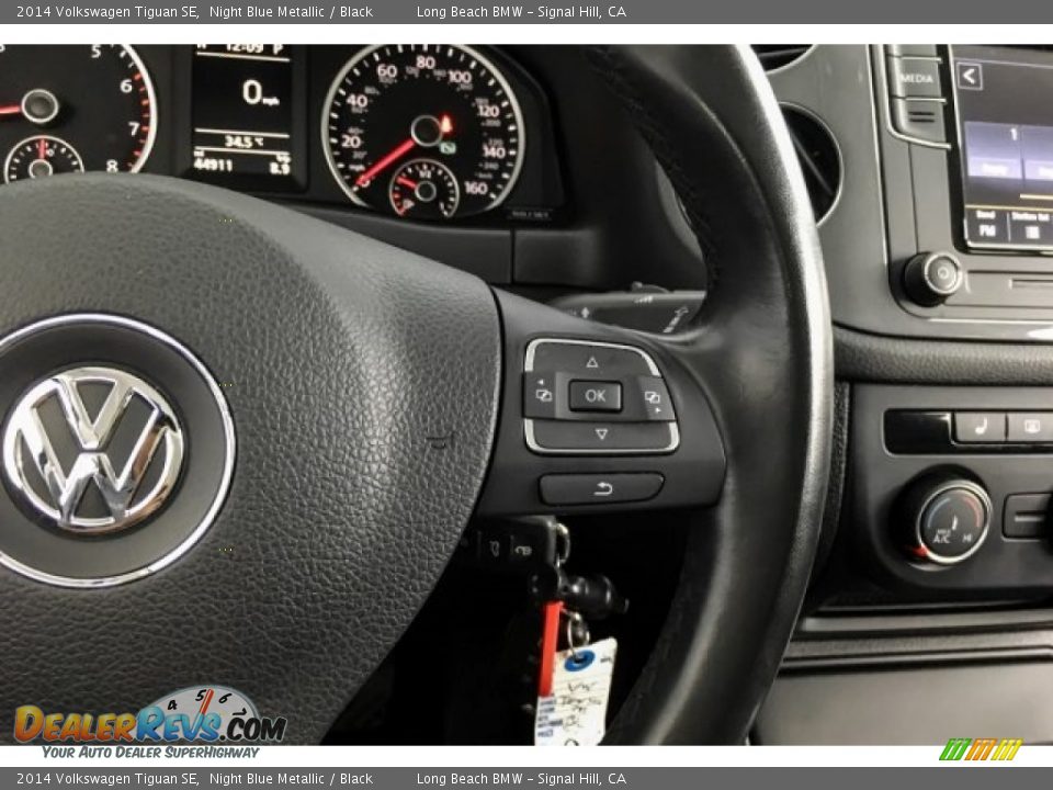 2014 Volkswagen Tiguan SE Night Blue Metallic / Black Photo #14