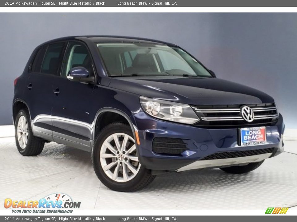 2014 Volkswagen Tiguan SE Night Blue Metallic / Black Photo #15