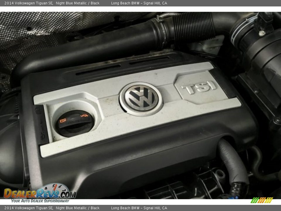 2014 Volkswagen Tiguan SE Night Blue Metallic / Black Photo #28