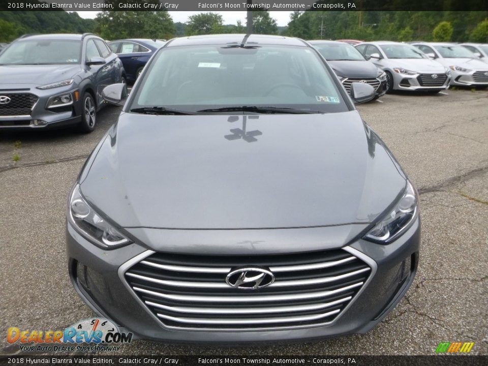 2018 Hyundai Elantra Value Edition Galactic Gray / Gray Photo #4