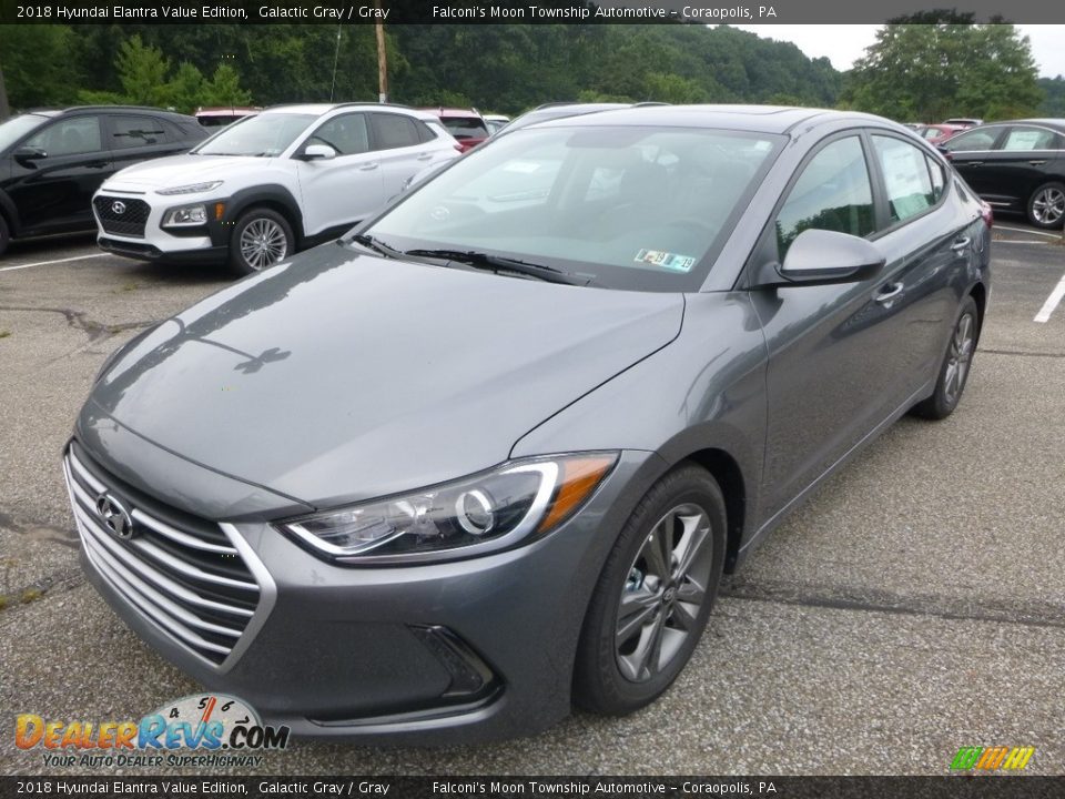 2018 Hyundai Elantra Value Edition Galactic Gray / Gray Photo #5