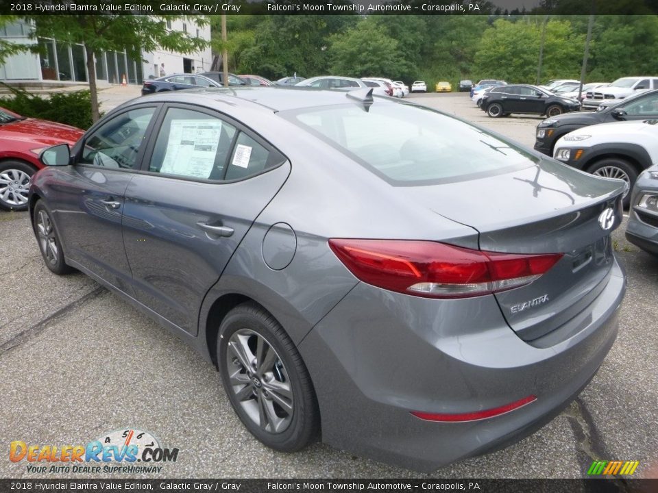 2018 Hyundai Elantra Value Edition Galactic Gray / Gray Photo #6