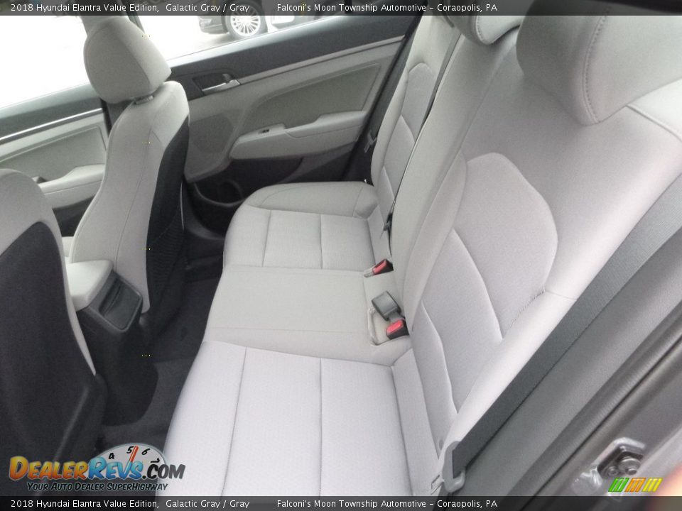 2018 Hyundai Elantra Value Edition Galactic Gray / Gray Photo #8