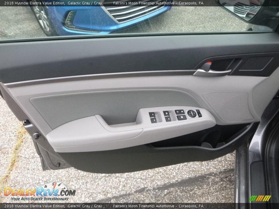 2018 Hyundai Elantra Value Edition Galactic Gray / Gray Photo #10