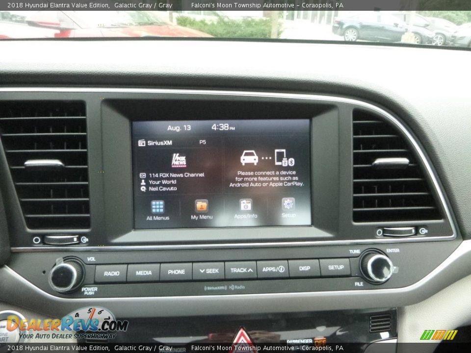 2018 Hyundai Elantra Value Edition Galactic Gray / Gray Photo #14