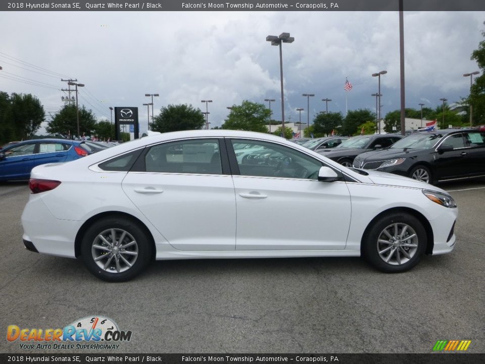 2018 Hyundai Sonata SE Quartz White Pearl / Black Photo #1