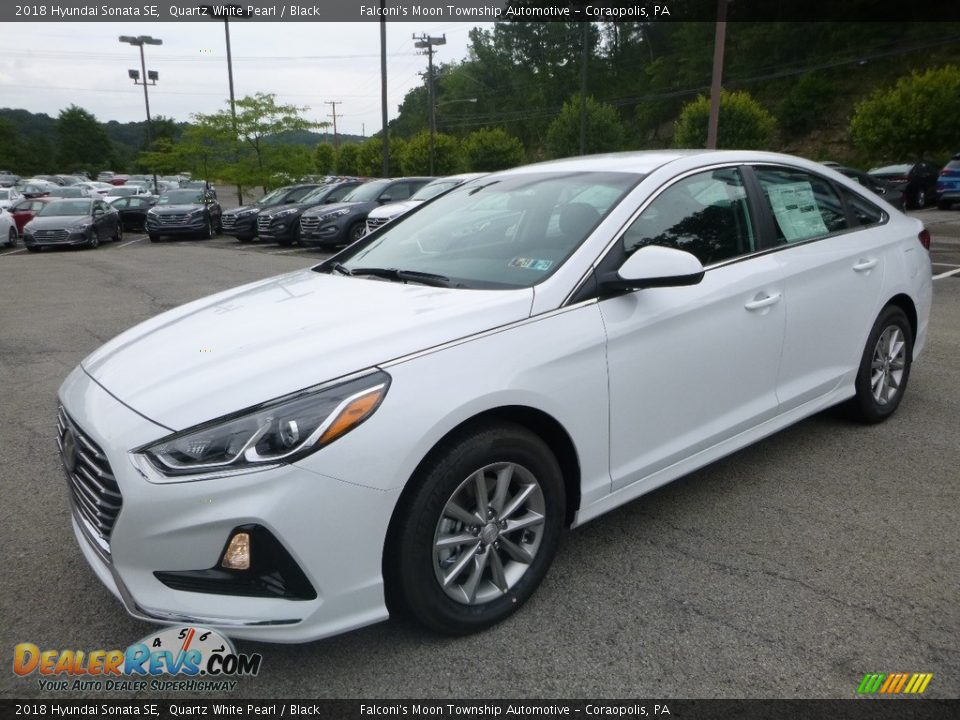 2018 Hyundai Sonata SE Quartz White Pearl / Black Photo #5