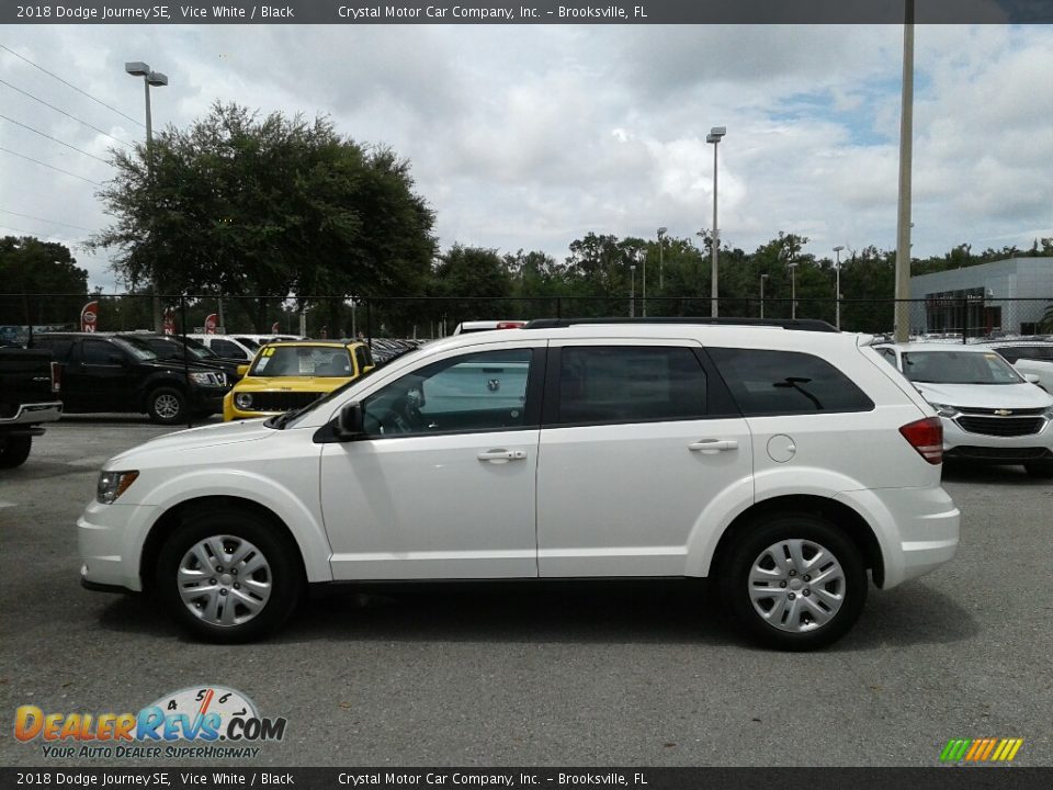 2018 Dodge Journey SE Vice White / Black Photo #2