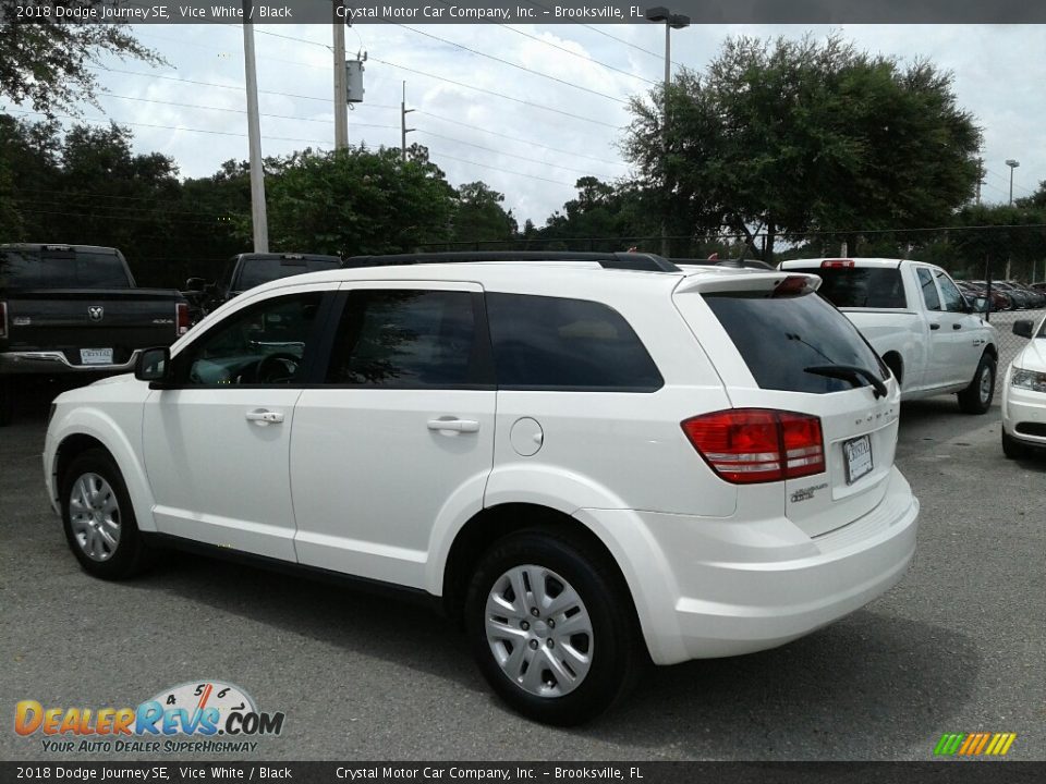 2018 Dodge Journey SE Vice White / Black Photo #3