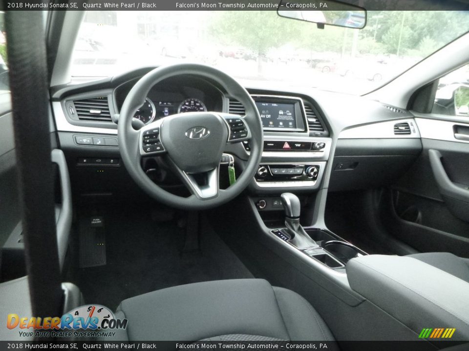 2018 Hyundai Sonata SE Quartz White Pearl / Black Photo #10