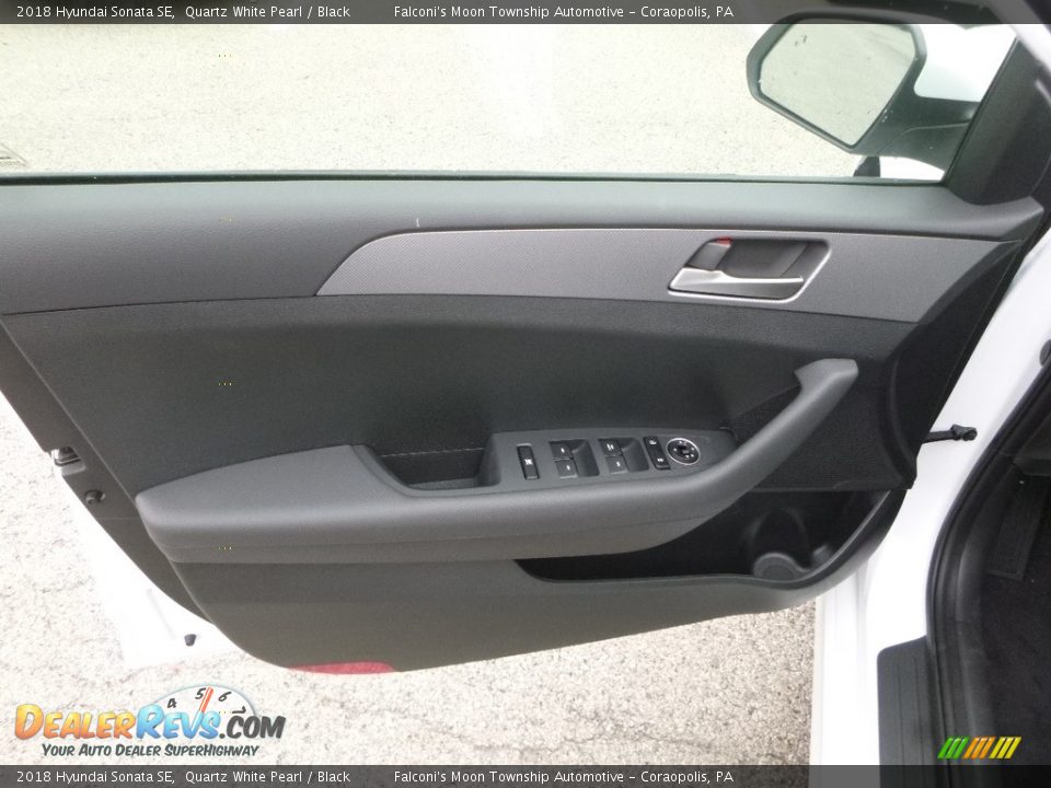 2018 Hyundai Sonata SE Quartz White Pearl / Black Photo #11