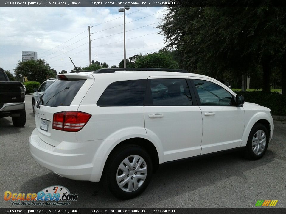 2018 Dodge Journey SE Vice White / Black Photo #5