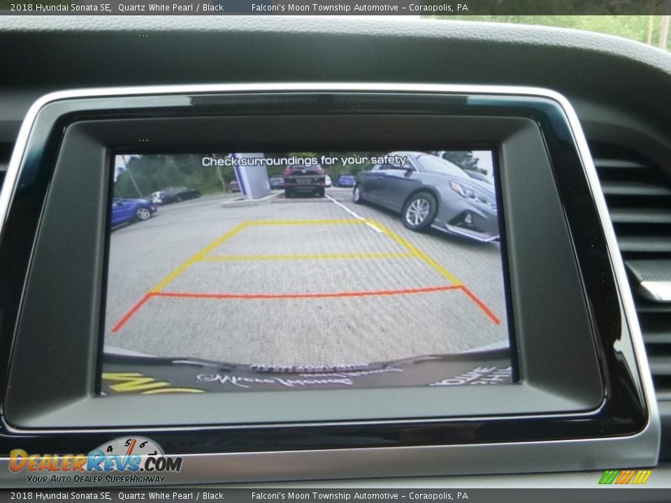 2018 Hyundai Sonata SE Quartz White Pearl / Black Photo #15