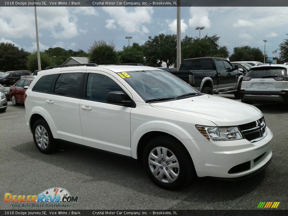 2018 Dodge Journey SE Vice White / Black Photo #7