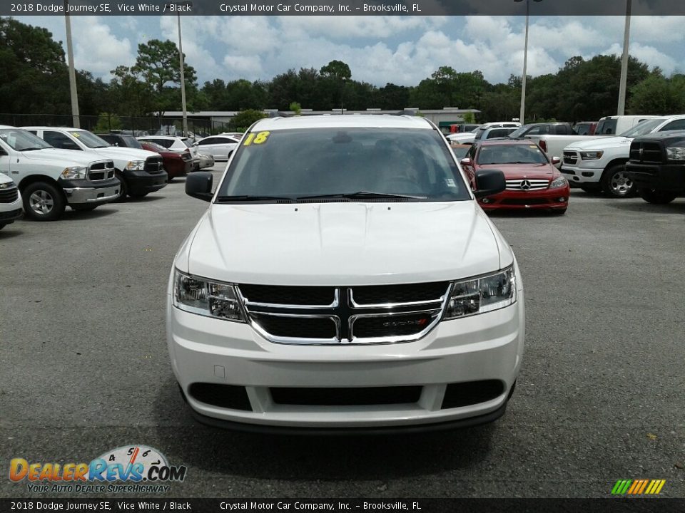 2018 Dodge Journey SE Vice White / Black Photo #8