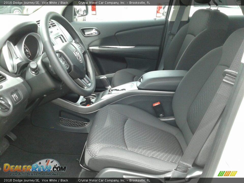 2018 Dodge Journey SE Vice White / Black Photo #9