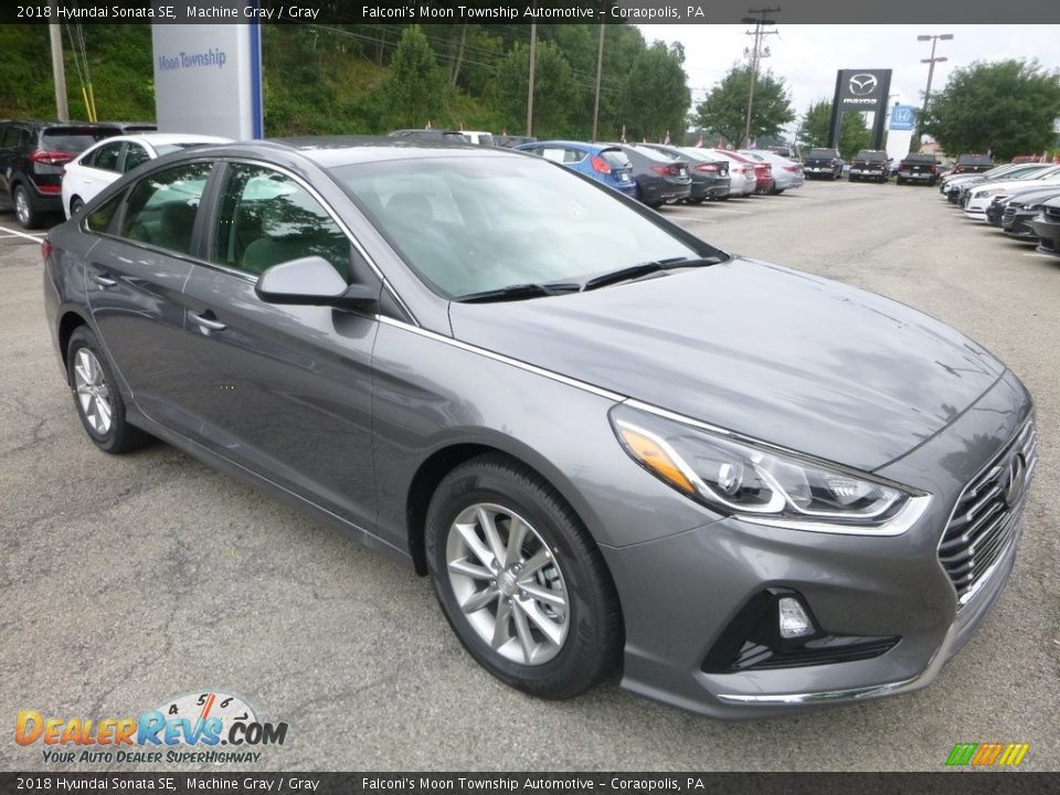 2018 Hyundai Sonata SE Machine Gray / Gray Photo #3