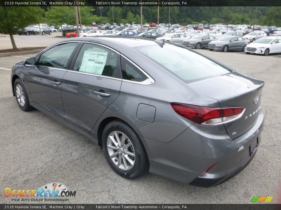 2018 Hyundai Sonata SE Machine Gray / Gray Photo #6