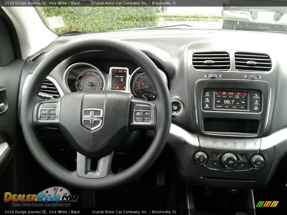 2018 Dodge Journey SE Vice White / Black Photo #13