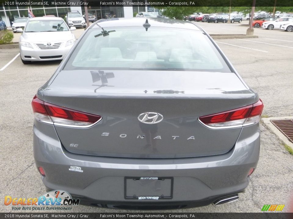 2018 Hyundai Sonata SE Machine Gray / Gray Photo #7