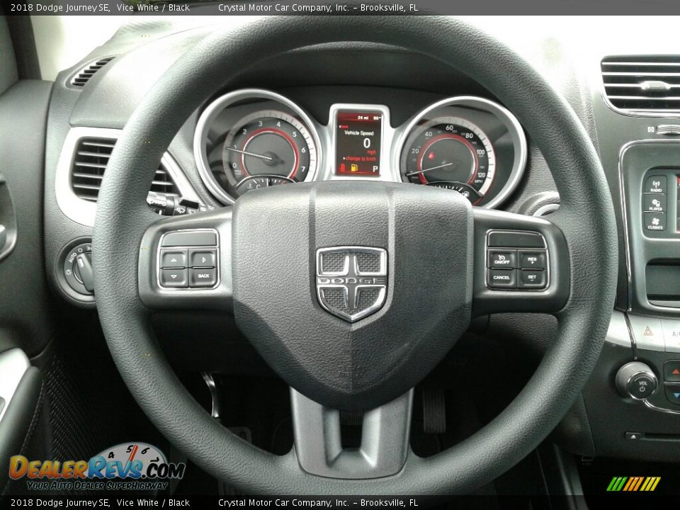 2018 Dodge Journey SE Vice White / Black Photo #14