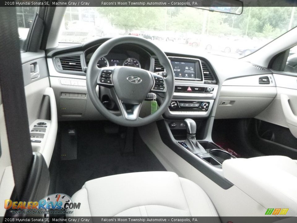 2018 Hyundai Sonata SE Machine Gray / Gray Photo #10