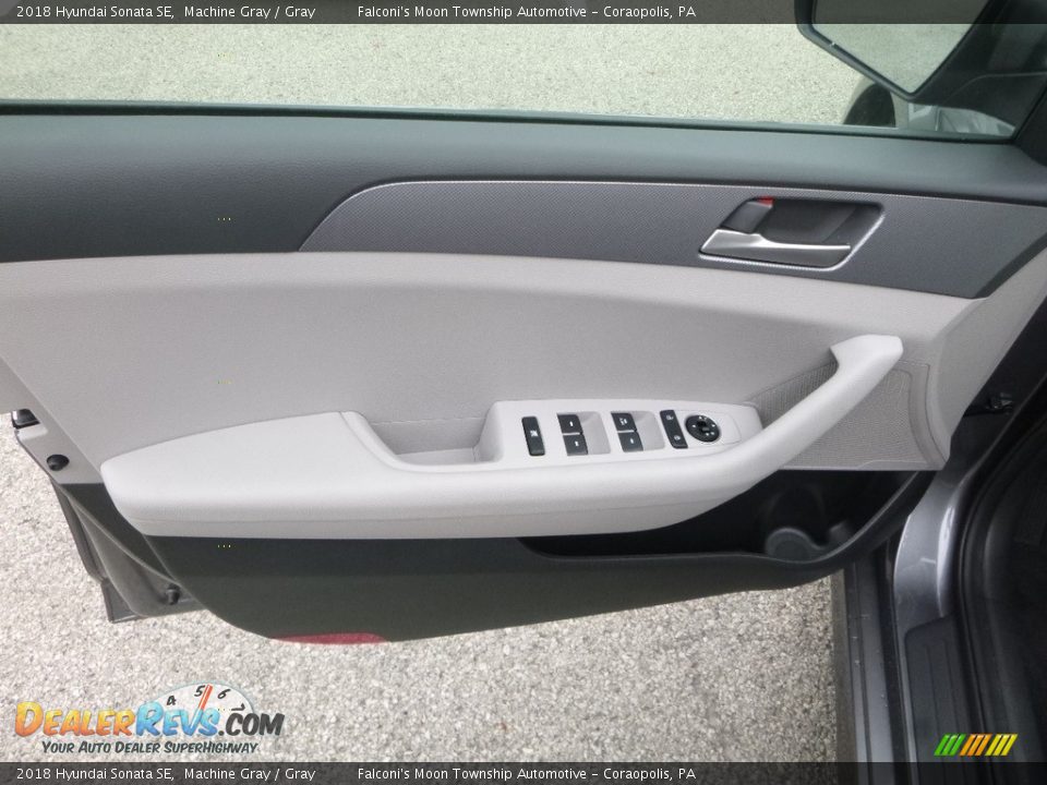 2018 Hyundai Sonata SE Machine Gray / Gray Photo #11