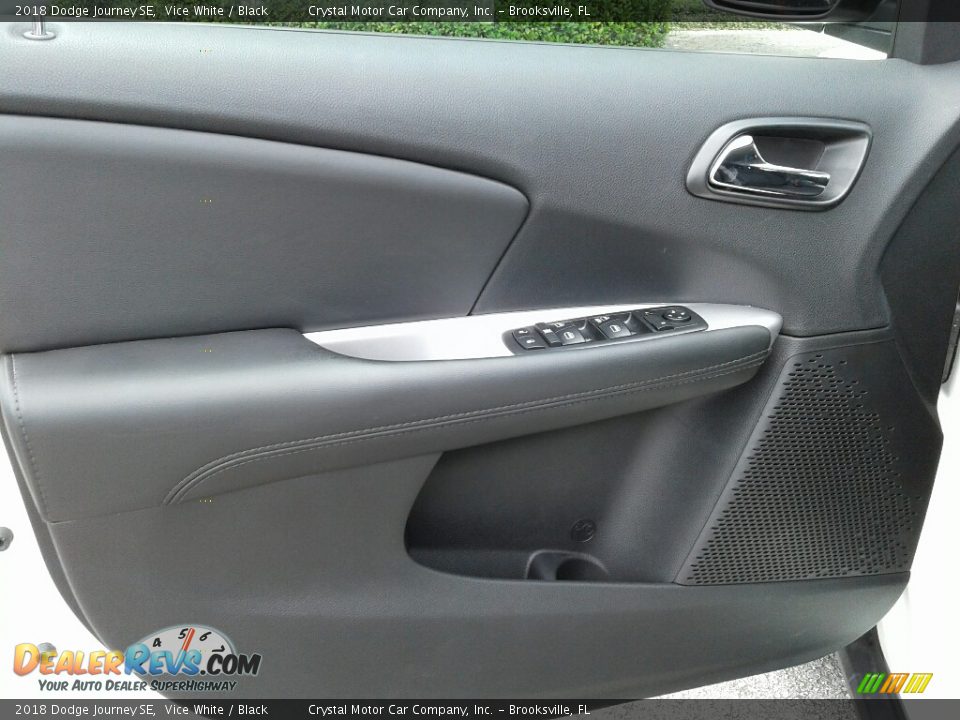 2018 Dodge Journey SE Vice White / Black Photo #17