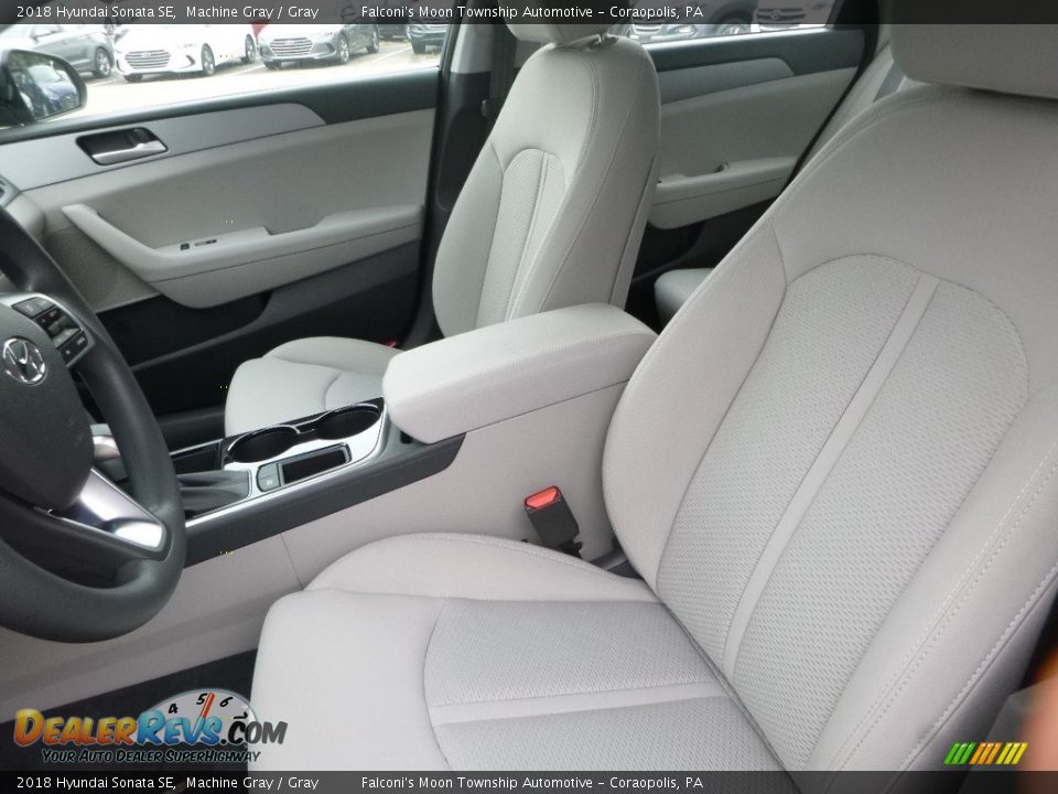 2018 Hyundai Sonata SE Machine Gray / Gray Photo #12