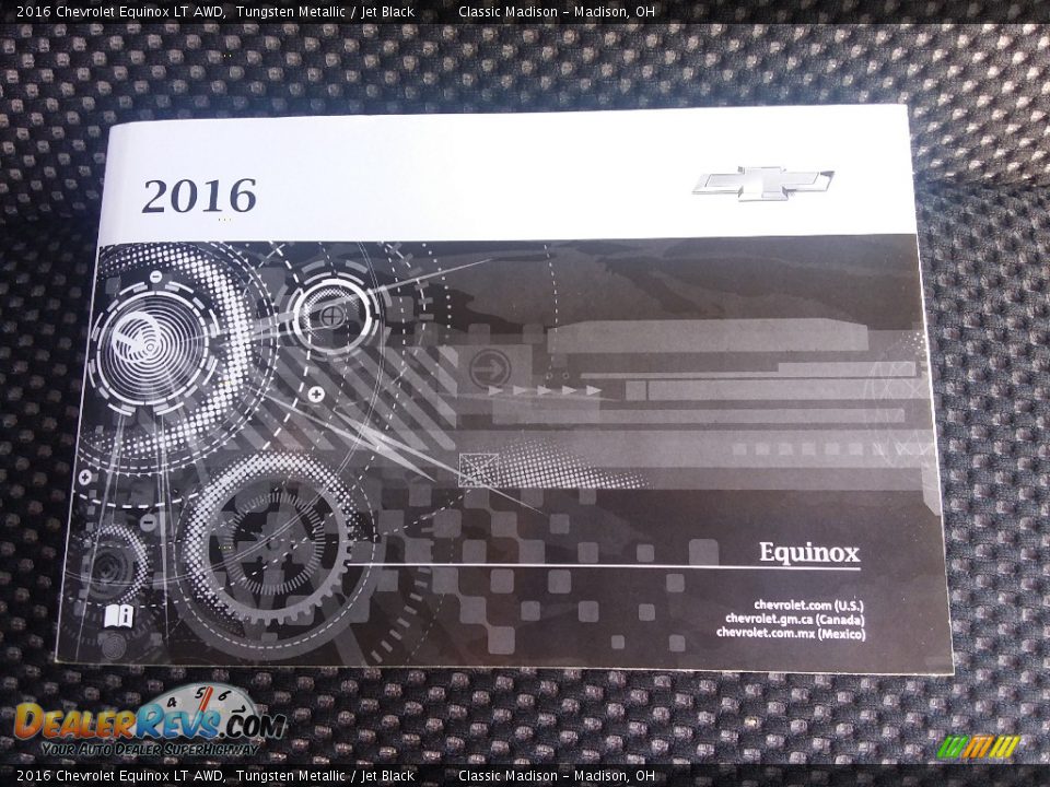 2016 Chevrolet Equinox LT AWD Tungsten Metallic / Jet Black Photo #5