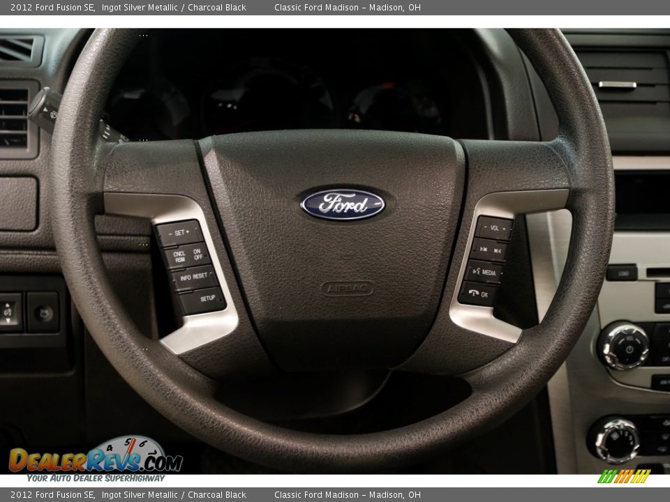 2012 Ford Fusion SE Ingot Silver Metallic / Charcoal Black Photo #6