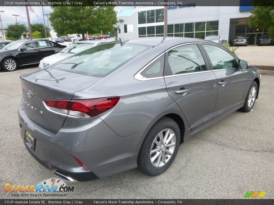 2018 Hyundai Sonata SE Machine Gray / Gray Photo #2