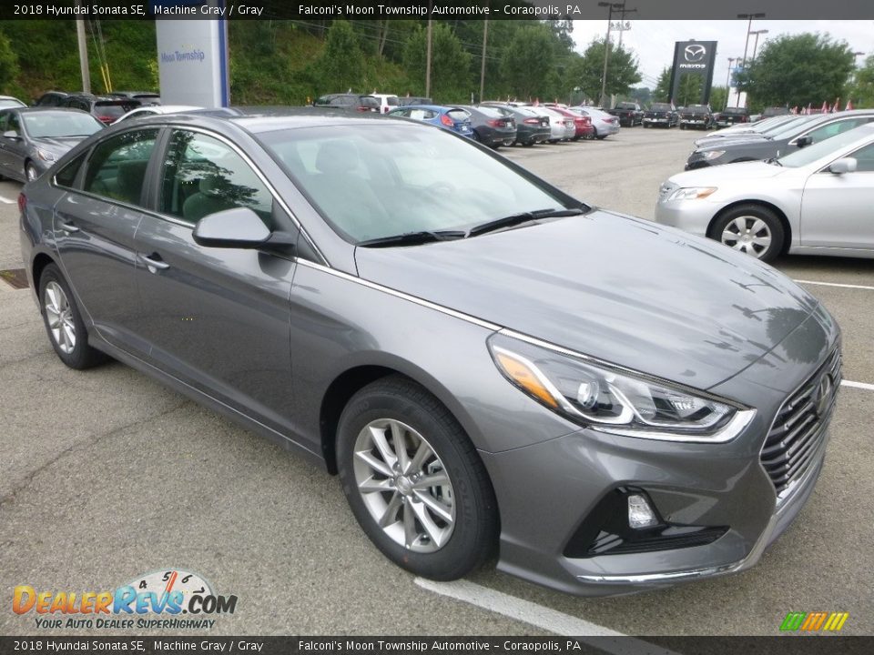 2018 Hyundai Sonata SE Machine Gray / Gray Photo #3