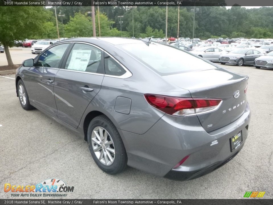 2018 Hyundai Sonata SE Machine Gray / Gray Photo #6