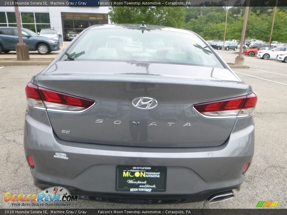 2018 Hyundai Sonata SE Machine Gray / Gray Photo #7