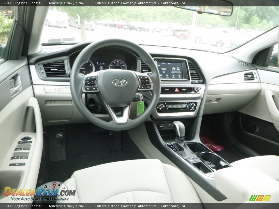 2018 Hyundai Sonata SE Machine Gray / Gray Photo #10