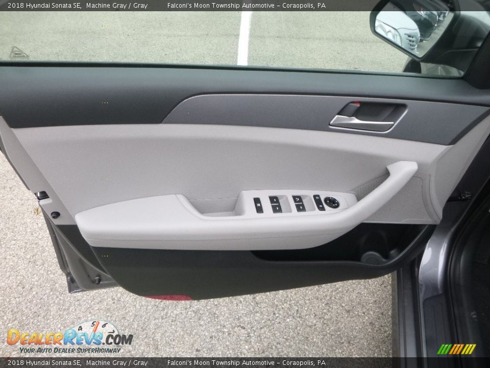 2018 Hyundai Sonata SE Machine Gray / Gray Photo #11