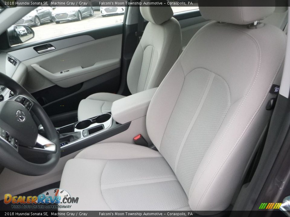 2018 Hyundai Sonata SE Machine Gray / Gray Photo #12
