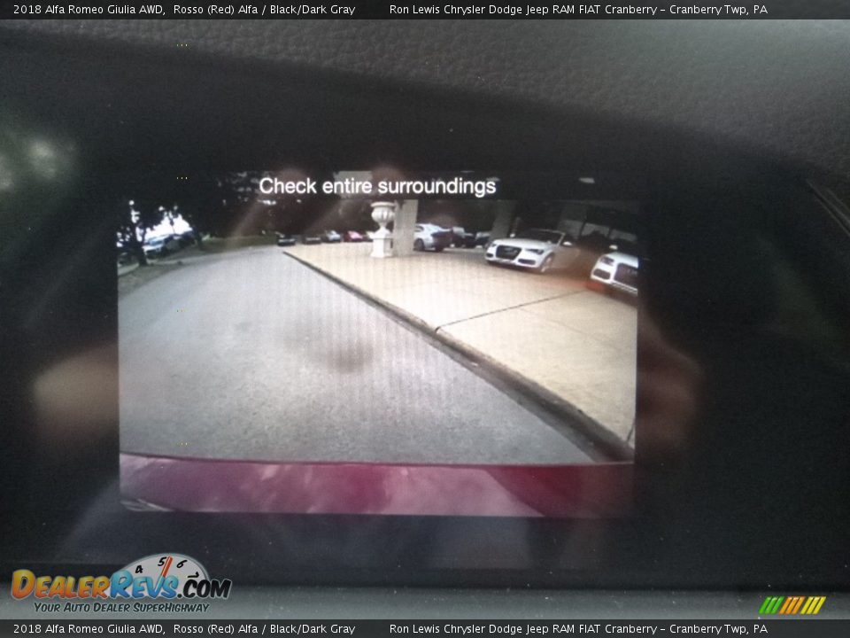 2018 Alfa Romeo Giulia AWD Rosso (Red) Alfa / Black/Dark Gray Photo #24