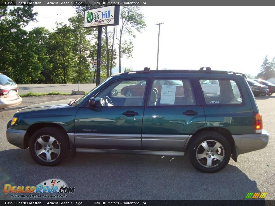 1999 Subaru Forester S Acadia Green / Beige Photo #1