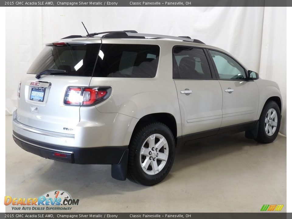2015 GMC Acadia SLE AWD Champagne Silver Metallic / Ebony Photo #2